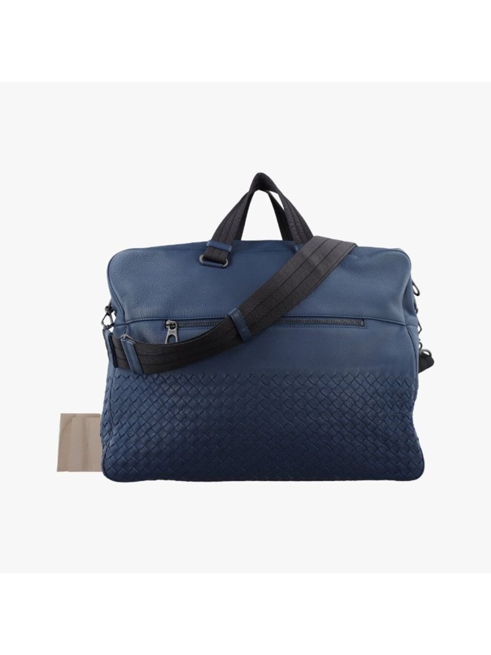 Bottega Veneta Intrecciato Blue Lambskin